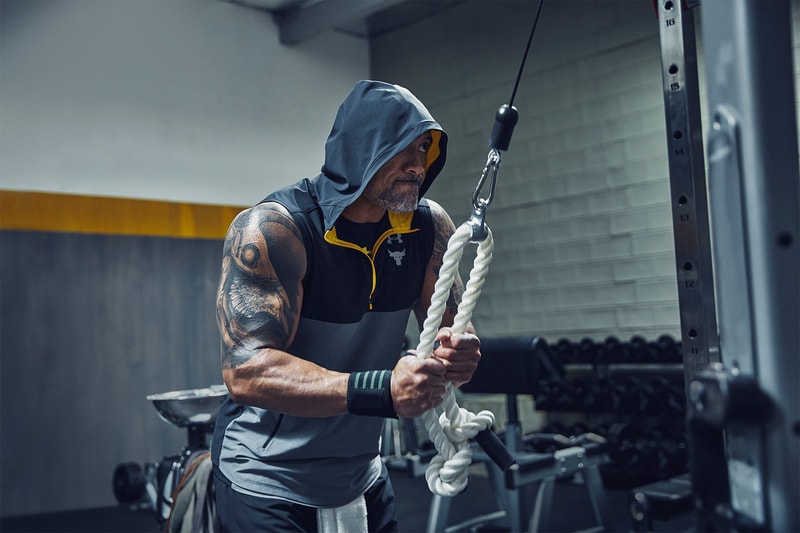 Under Armour The Rock Dwayne Johnson Project Rock Chase Greatness Collection footwear apparel 2018