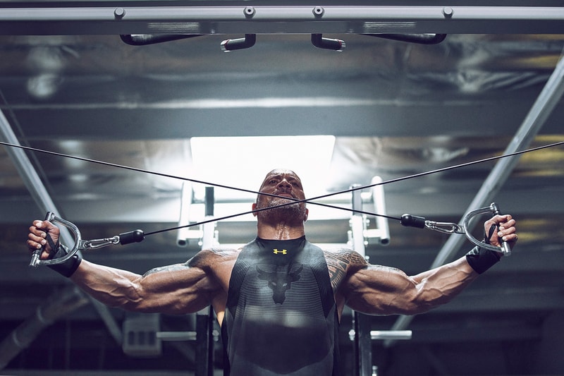 Under Armour The Rock Dwayne Johnson Project Rock Chase Greatness Collection footwear apparel 2018