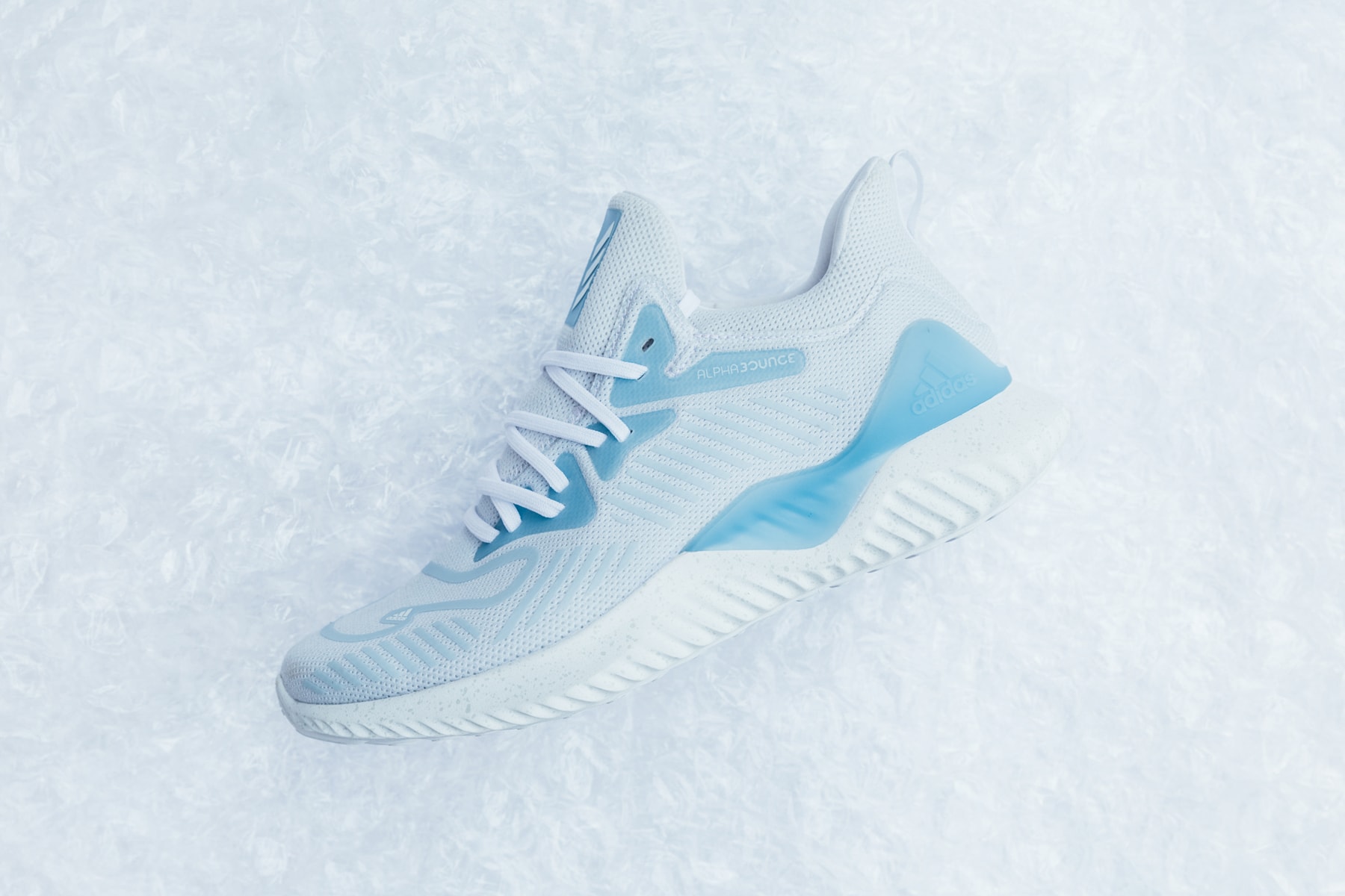Extra Butter adidas AlphaBounce Beyond Collab sneakers footwear running runner new york germany icy blue grey bounce Seamless Forgedmesh