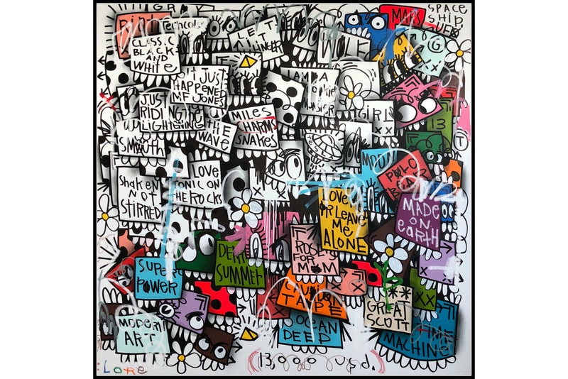 flore art angels art exhibition solo Christopher Florentino contemporary graphics text la brooklyn