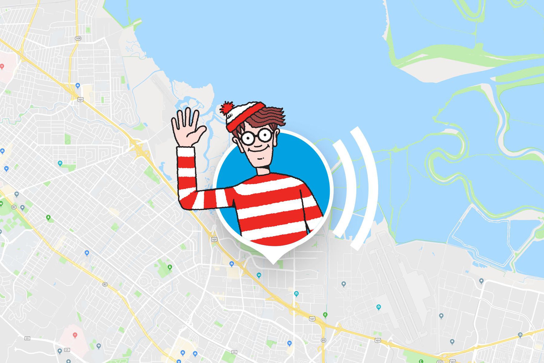 Google Maps Taps 'Where’s Waldo?' For April Fools' Day Applications App ios Apple iphone Android British Storybook Adventure globetrotter travel Wenda Woof Wizard Whitebeard Odlaw
