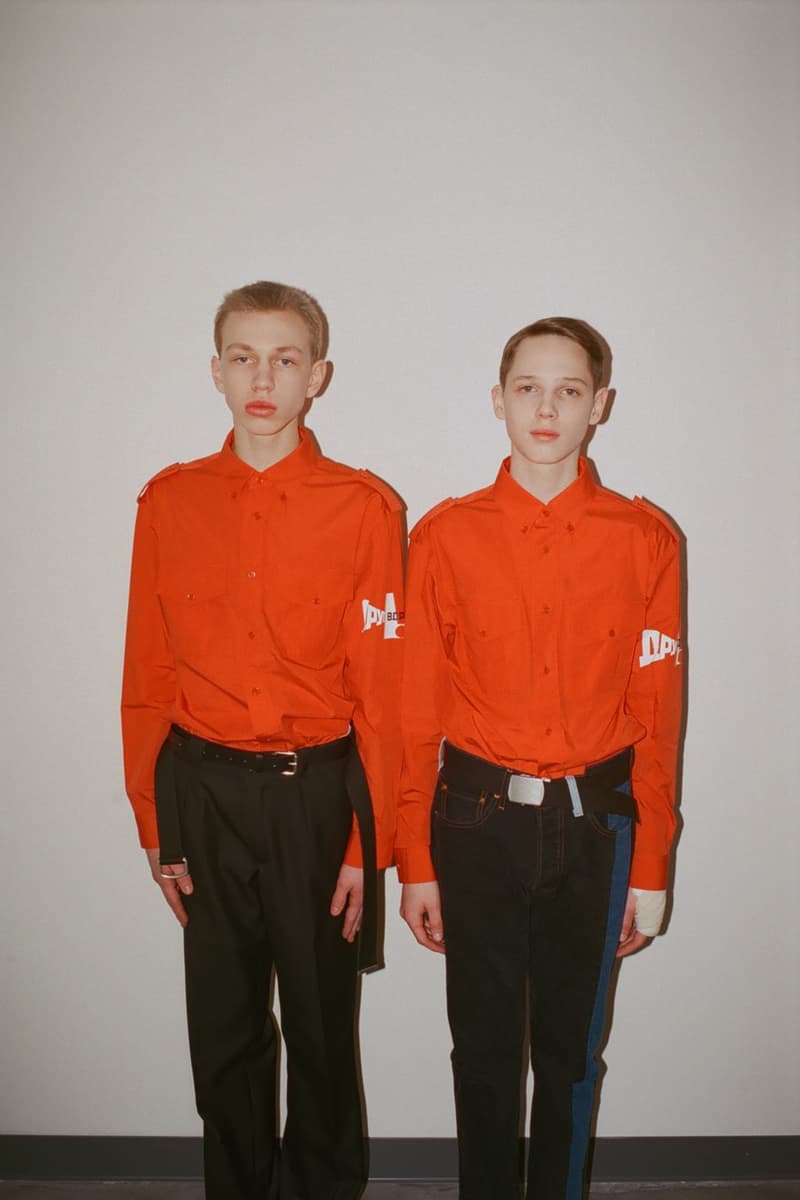 Gosha Rubchinskiy 032c magazine fall/winter 2018 interview collection runway presentation russia adidas looks styling