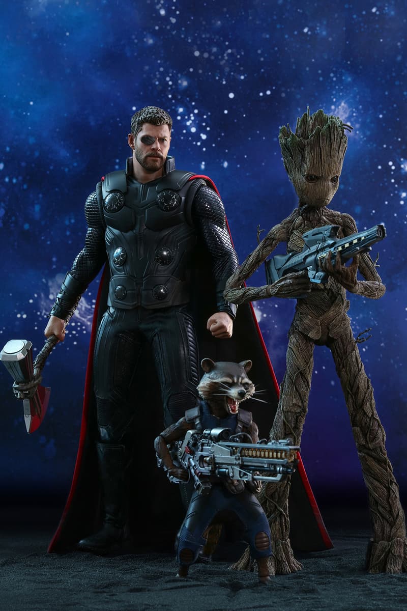 Hot Toys Creates Figurines For Groot Rocket Hypebeast