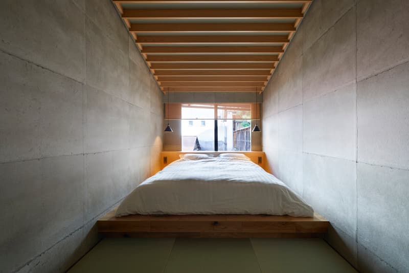 Guest House Blue Architecture Design Studio Kyoto Japan Wooden Interior Exterior Garden B.L.U.E. modern tradtional japanese interior inspiration