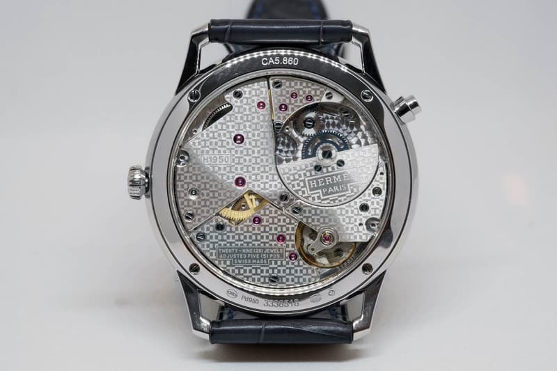 Hermes Launch Slim D Hermes Gmt Slate Gray Watch Hypebeast