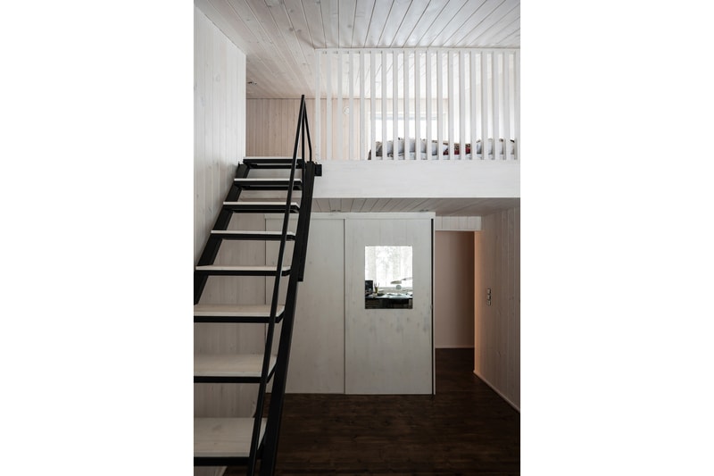 House in Roschino Ab Chvoya Vyborgsky District Russia Snow Forest Wood Interior Exterior Design Architecture Firm Cabin