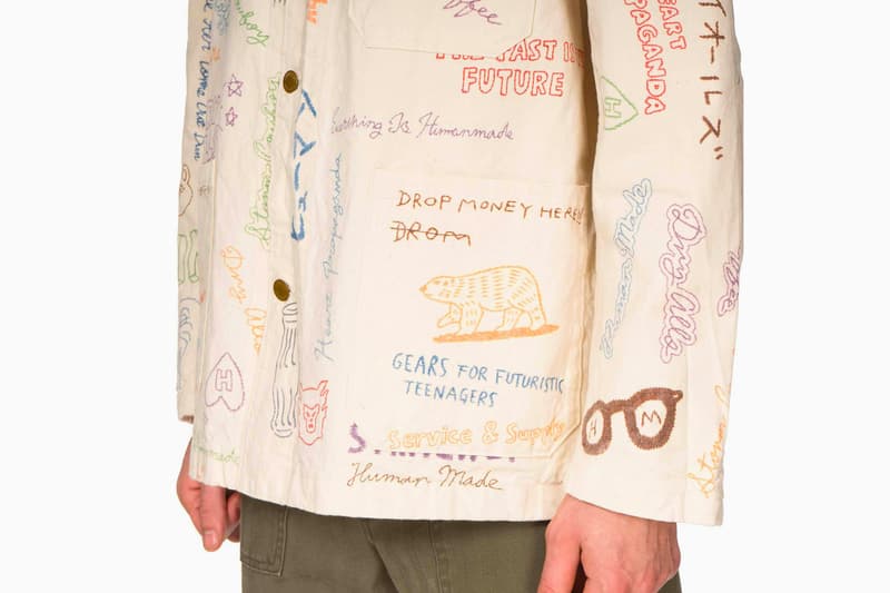 HUMAN MADE Spring Summer 2018 Collection Memorial Jacket release info
