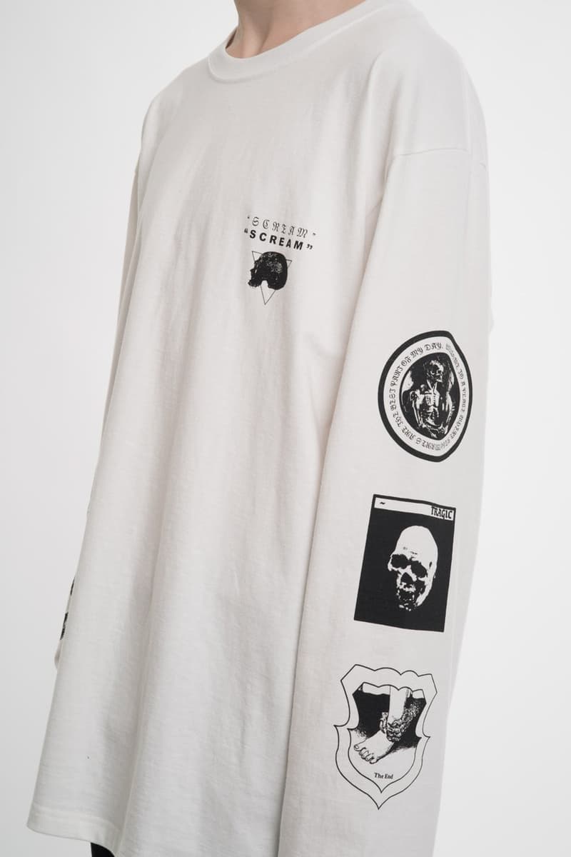 Hyein Seo Spring Summer 2018 Collection Lookbook Mens Release T-shirt Sweatshirt Lab Coat Clutch Cross Bag Denim Pants Hoodie Bomber Necklace Badge Pin