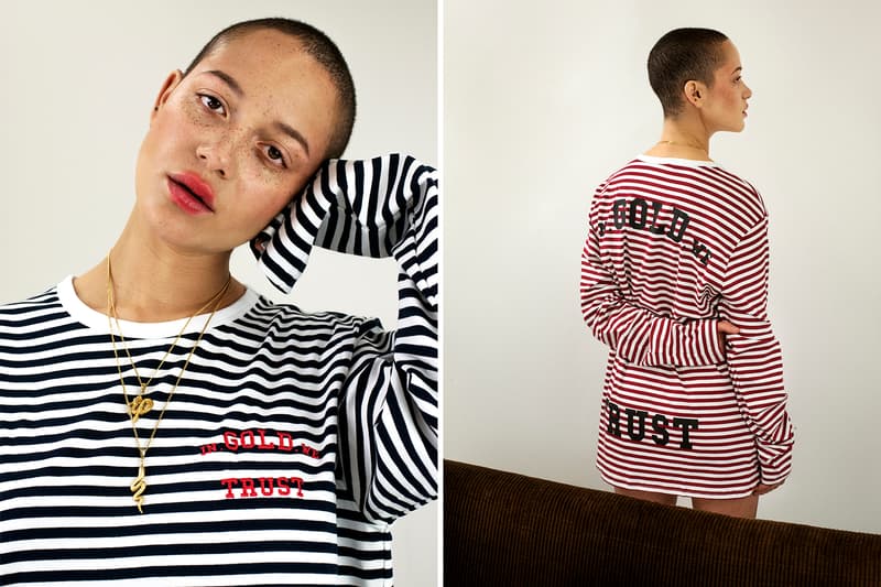 In Gold We Trust New Colorways Collection Amsterdam Nautical Striped T