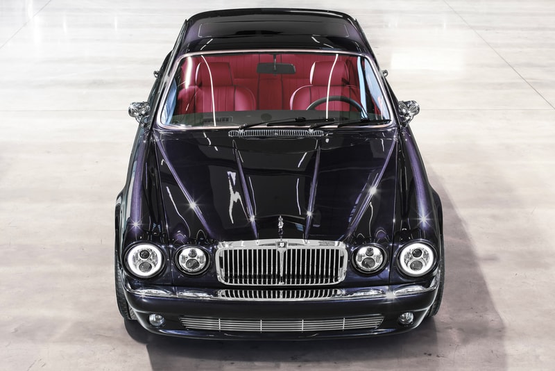 Jaguar XJ Series III Custom Iron Maiden Nicko McBrain Purple cars