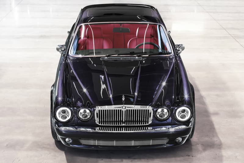 Jaguar XJ Series III Custom Iron Maiden Nicko McBrain Purple cars