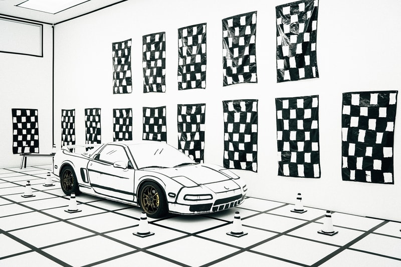 joshua vides reality to idea exhibition seventh letter gallery los angeles california artwork art exhibit acura nsx 1995 cars installations