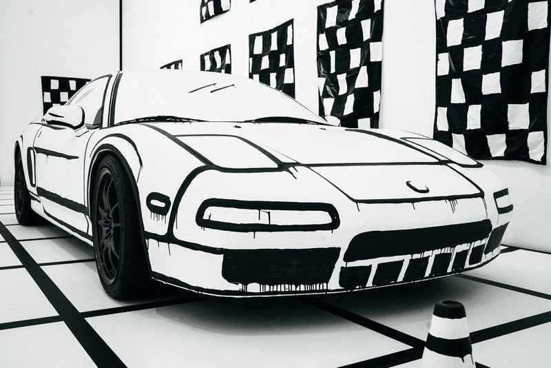 joshua vides reality to idea exhibition seventh letter gallery los angeles california artwork art exhibit acura nsx 1995 cars installations