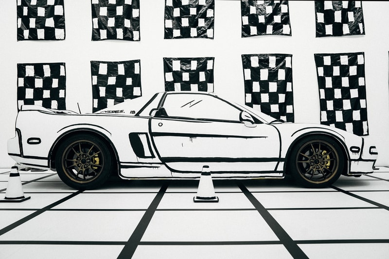 joshua vides reality to idea exhibition seventh letter gallery los angeles california artwork art exhibit acura nsx 1995 cars installations