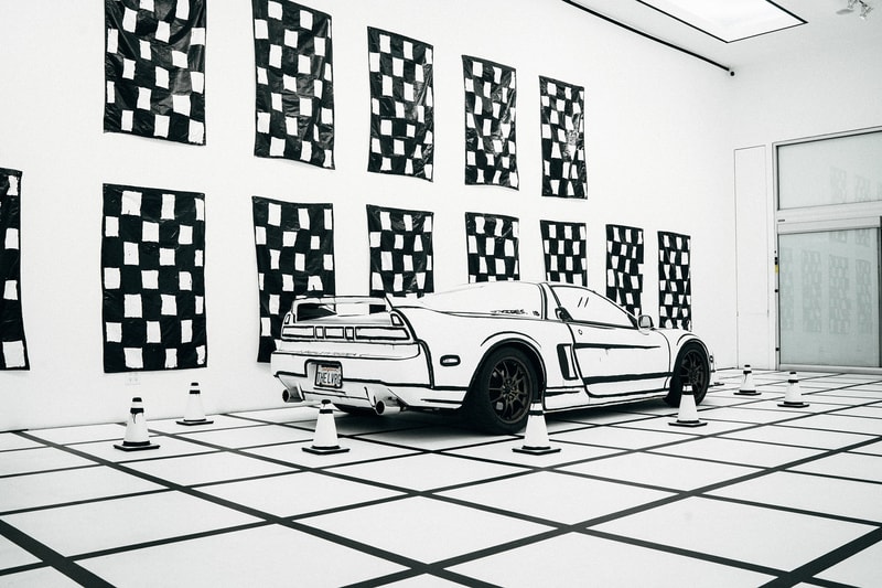 joshua vides reality to idea exhibition seventh letter gallery los angeles california artwork art exhibit acura nsx 1995 cars installations