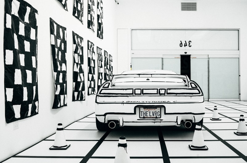 joshua vides reality to idea exhibition seventh letter gallery los angeles california artwork art exhibit acura nsx 1995 cars installations