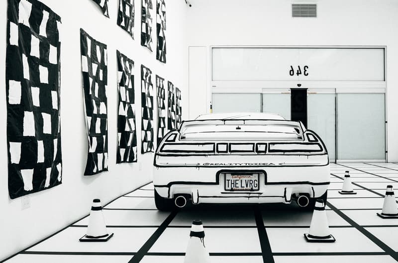 joshua vides reality to idea exhibition seventh letter gallery los angeles california artwork art exhibit acura nsx 1995 cars installations
