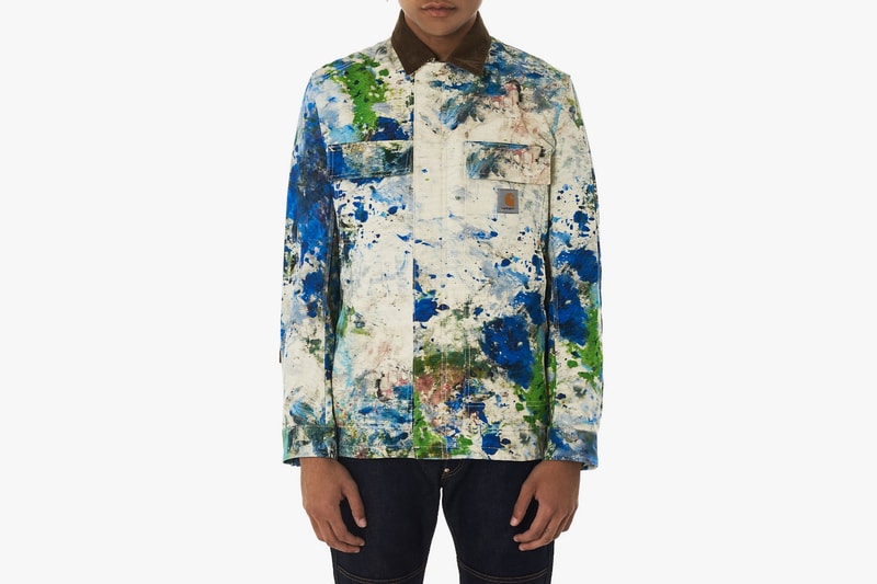 Junya Watanabe Carhartt Spring Summer 2018 hand painted coats release