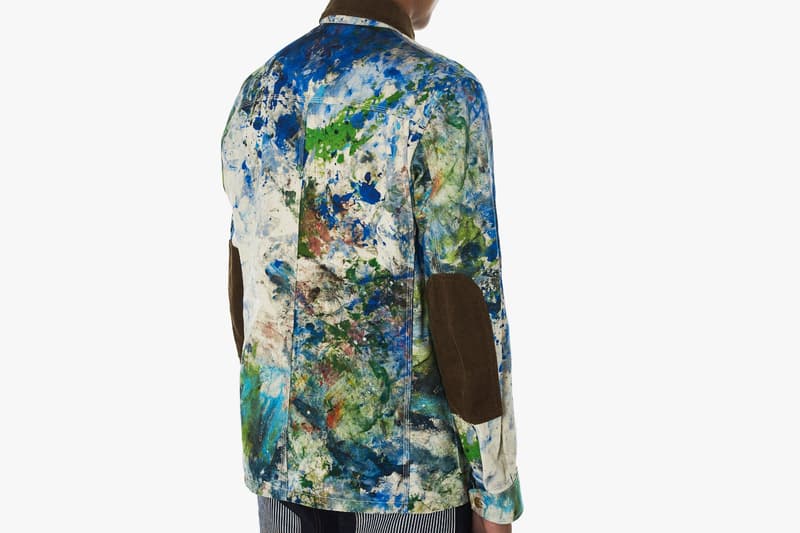 Junya Watanabe Carhartt Spring Summer 2018 hand painted coats release