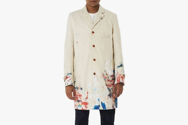 Junya Watanabe Carhartt Spring Summer 2018 hand painted coats release