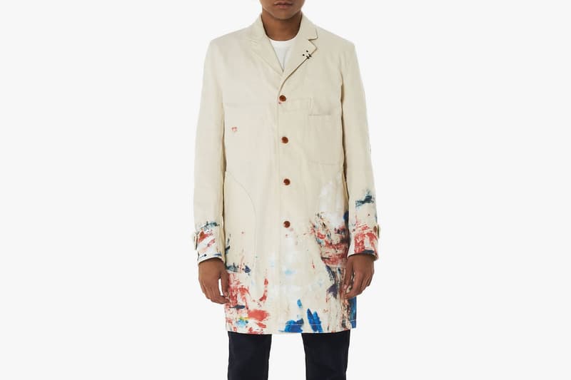 Junya Watanabe Carhartt Spring Summer 2018 hand painted coats release