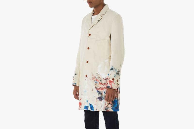 Junya Watanabe Carhartt Spring Summer 2018 hand painted coats release