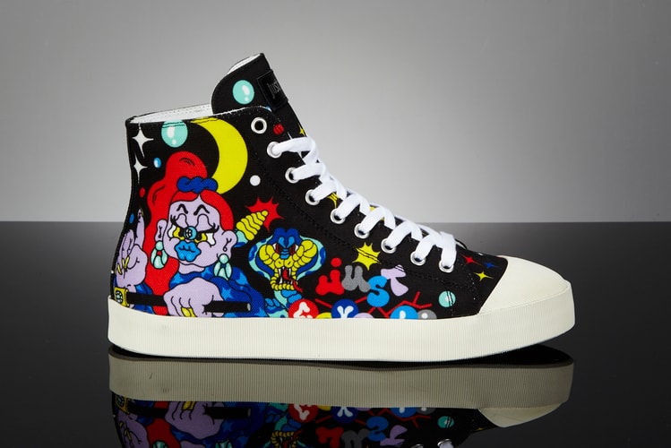 Just Cavalli Unveils Graffiti Sneaker Collaboration With Artist Xena