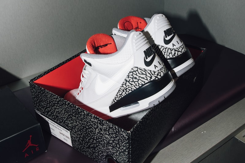 Justin Timberlake Air Jordan 3 JTH 2 Minute Warnings Toronto Jordan Brand Store AJ3 JT Six 6 Michael Jordan Release In Store Limited Edition Exclusive Drop Off Release Info Date