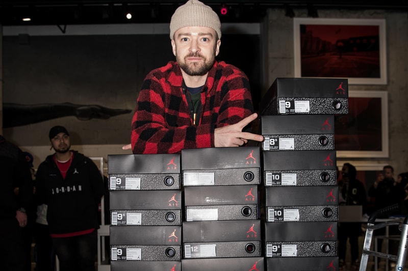 Justin Timberlake Toronto Jordan Store Air Jordan 3 JTH Sneaker Man of the Woods nike 2-Minute Warnings