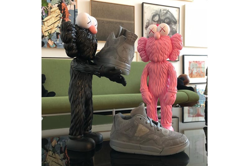 KAWS Teases Pink 'BFF' and Custom AJ4 for His Daughter