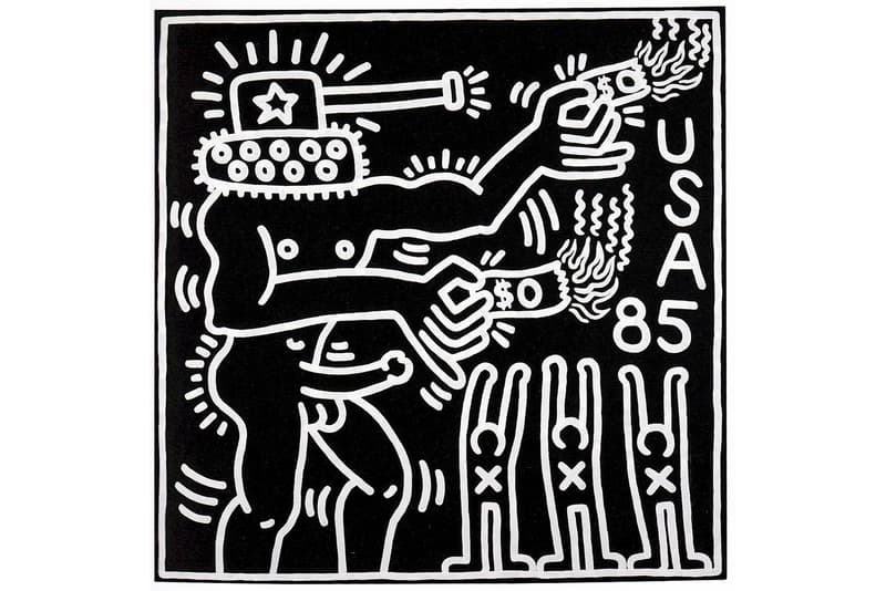ALBERTINA Museum Keith Haring Exhibit exhibition art paintings artwork