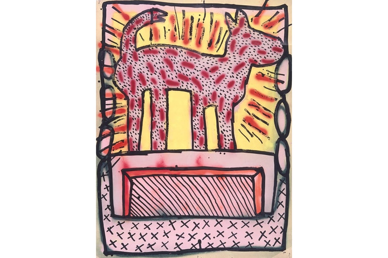 ALBERTINA Museum Keith Haring Exhibit exhibition art paintings artwork