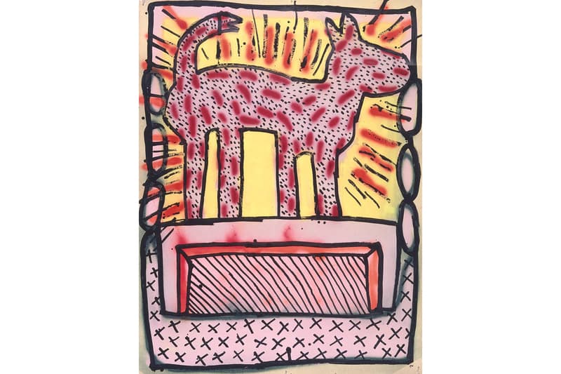 ALBERTINA Museum Keith Haring Exhibit exhibition art paintings artwork