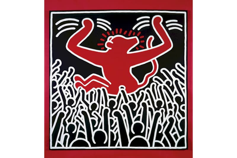 ALBERTINA Museum Keith Haring Exhibit exhibition art paintings artwork