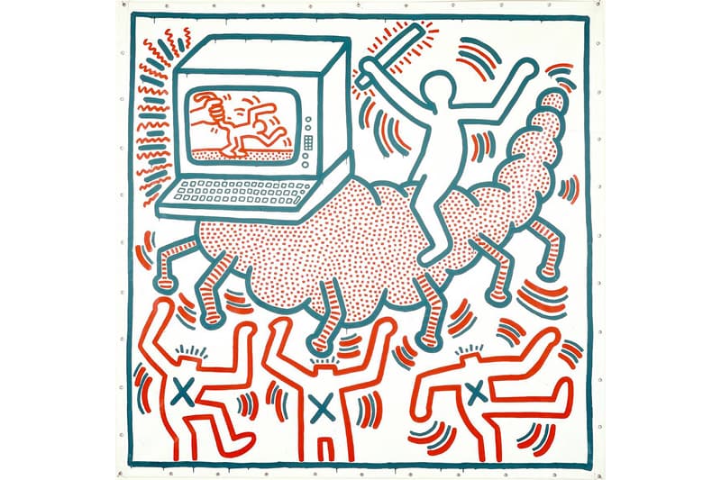 ALBERTINA Museum Keith Haring Exhibit exhibition art paintings artwork