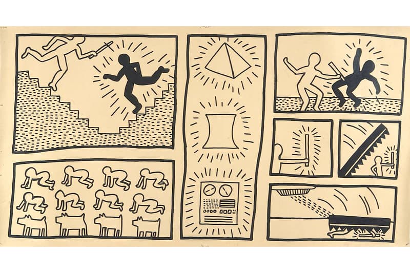 ALBERTINA Museum Keith Haring Exhibit exhibition art paintings artwork