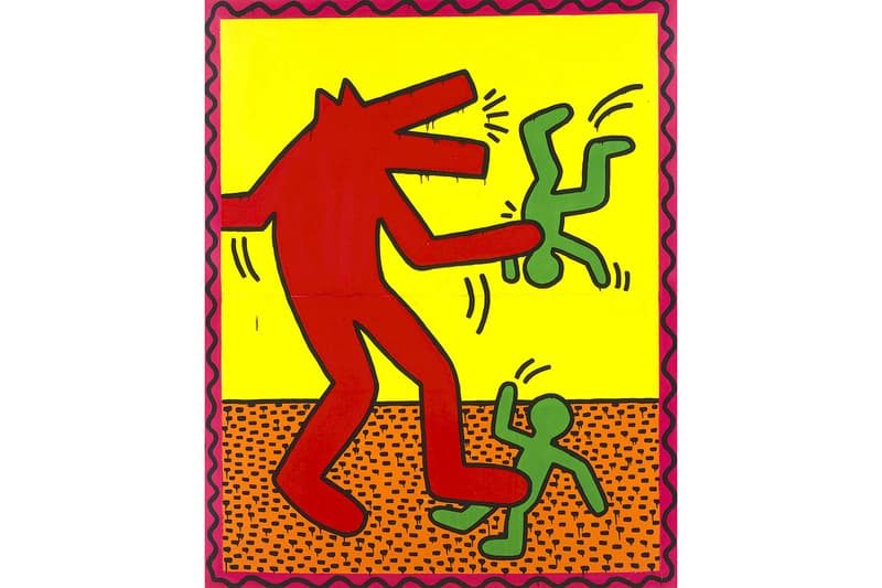 ALBERTINA Museum Keith Haring Exhibit exhibition art paintings artwork