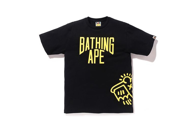 keith haring bape a bathing ape streetwear apparel clothing art artwork graffiti street art