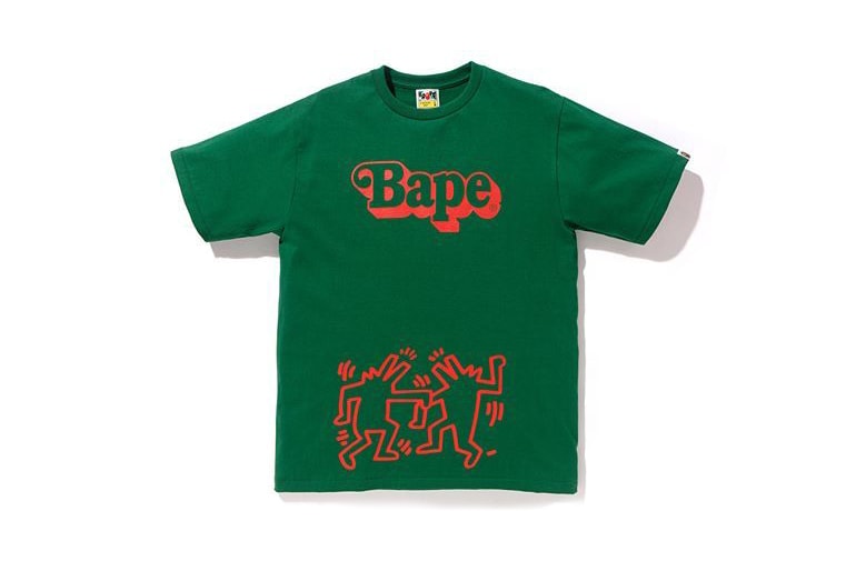 keith haring bape a bathing ape streetwear apparel clothing art artwork graffiti street art