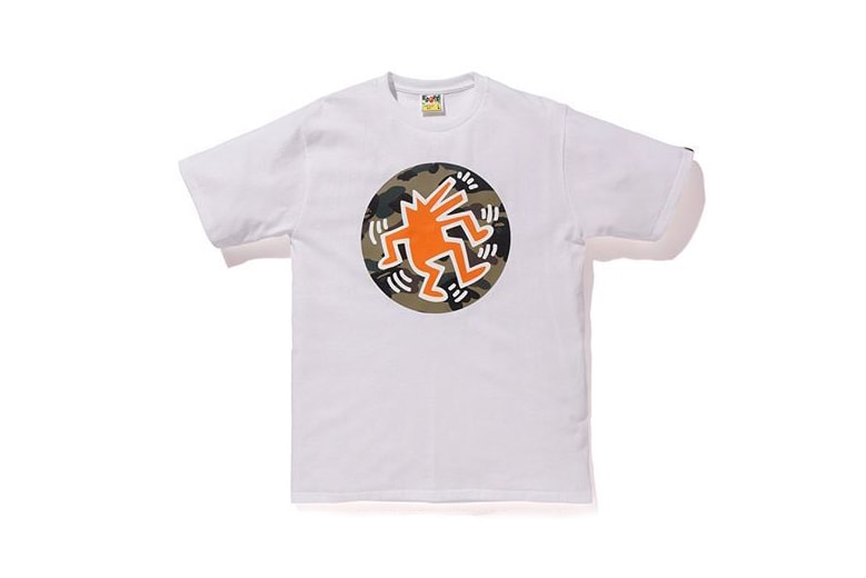 keith haring bape a bathing ape streetwear apparel clothing art artwork graffiti street art