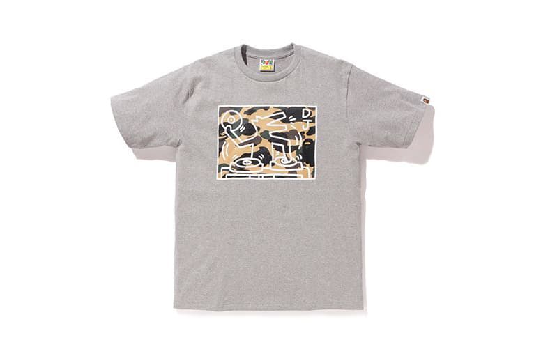 keith haring bape a bathing ape streetwear apparel clothing art artwork graffiti street art