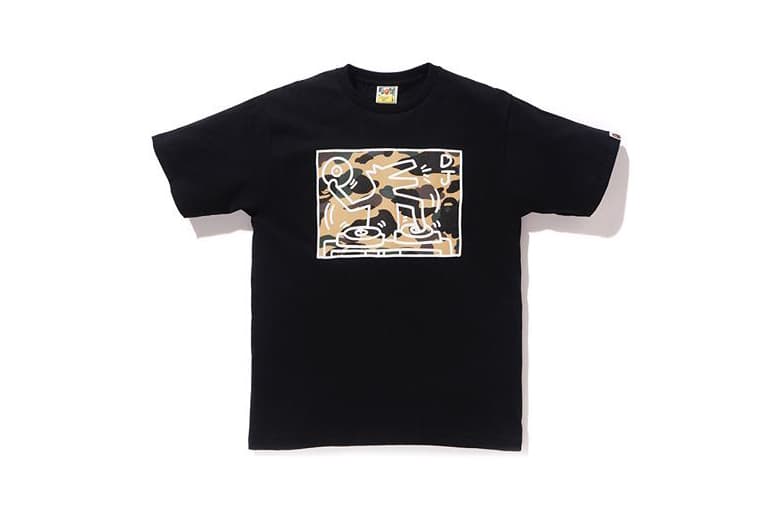 keith haring bape a bathing ape streetwear apparel clothing art artwork graffiti street art