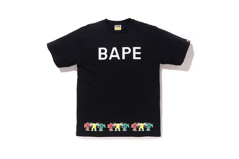 keith haring bape a bathing ape streetwear apparel clothing art artwork graffiti street art