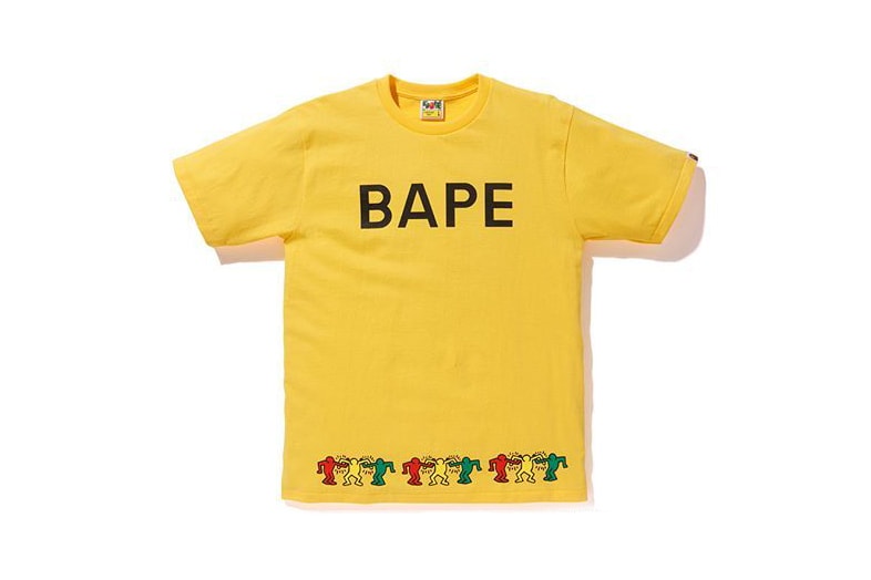 keith haring bape a bathing ape streetwear apparel clothing art artwork graffiti street art