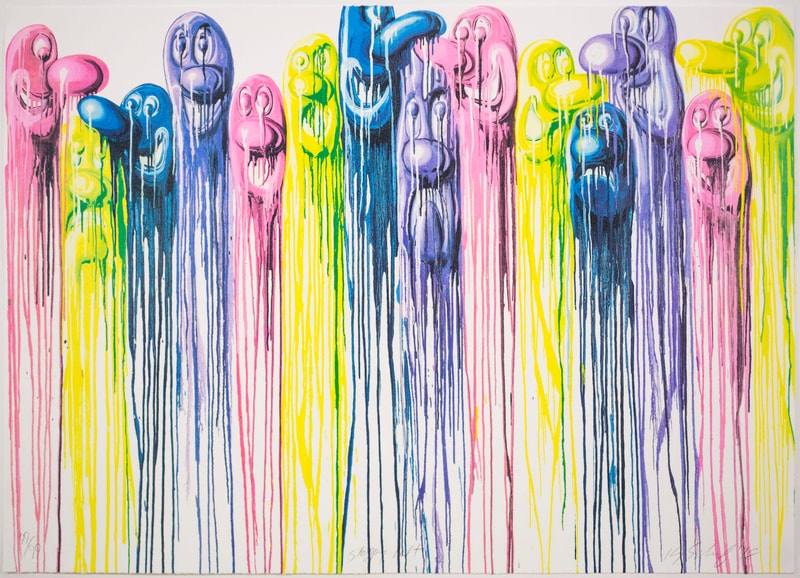 kenny scharf sloppy melt lithograph