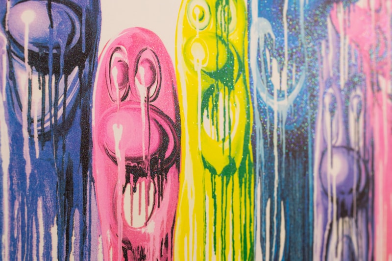 kenny scharf sloppy melt lithograph