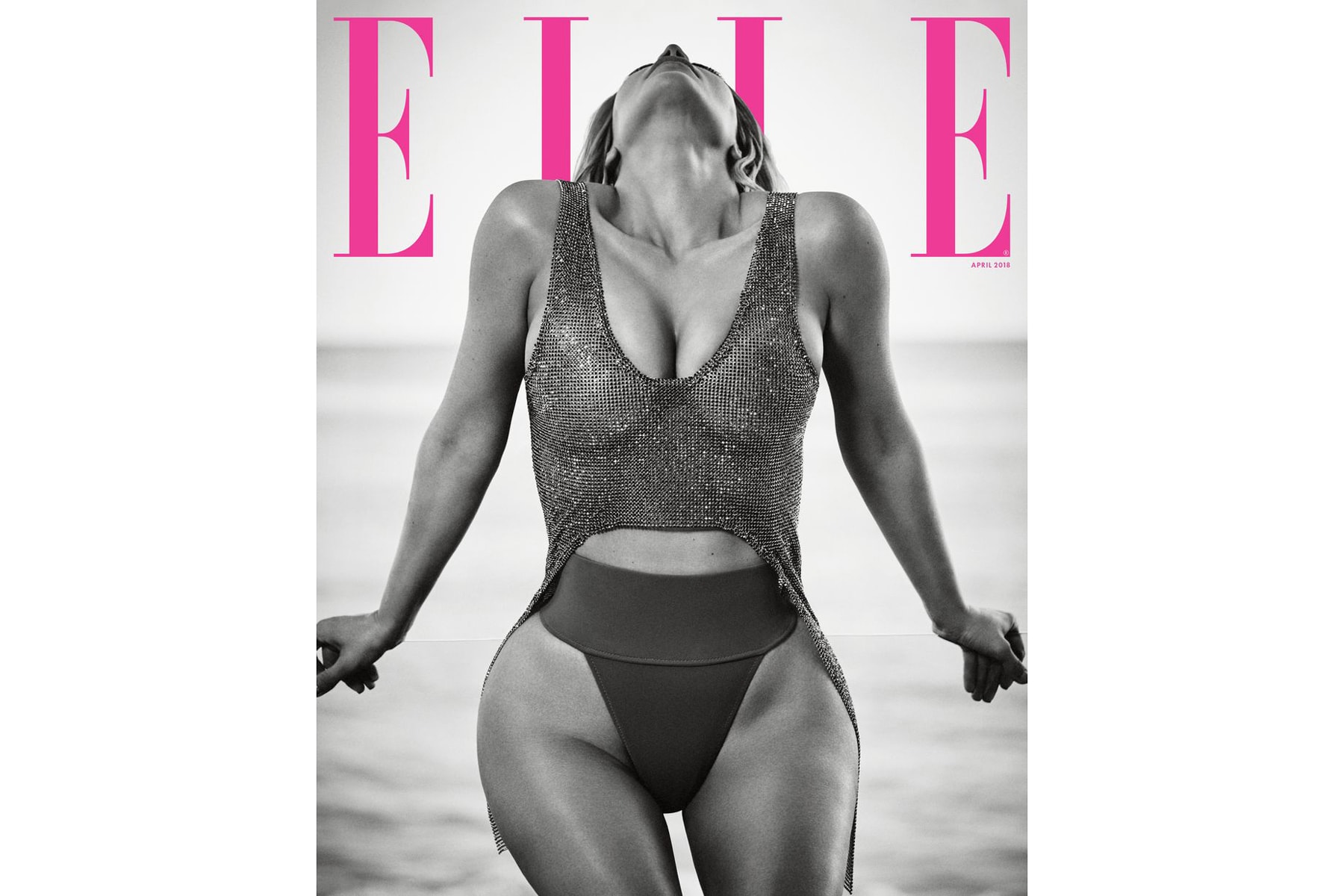 Kim Kardashian West Elle Magazine cover April 2018 cover issue magazine interview feature