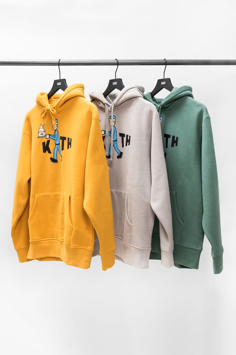 orange kith hoodie