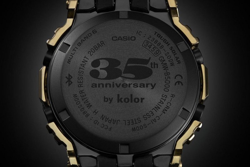 kolor G-Shock GMW-B5000 Watch black gold  GMW-B5000KL 35th anniversary