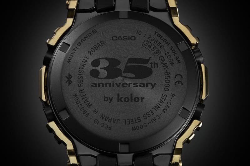 kolor G-Shock GMW-B5000 Watch black gold GMW-B5000KL 35th anniversary